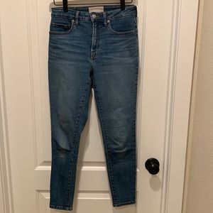 Everlane The High rise curvy skinny Jean crop